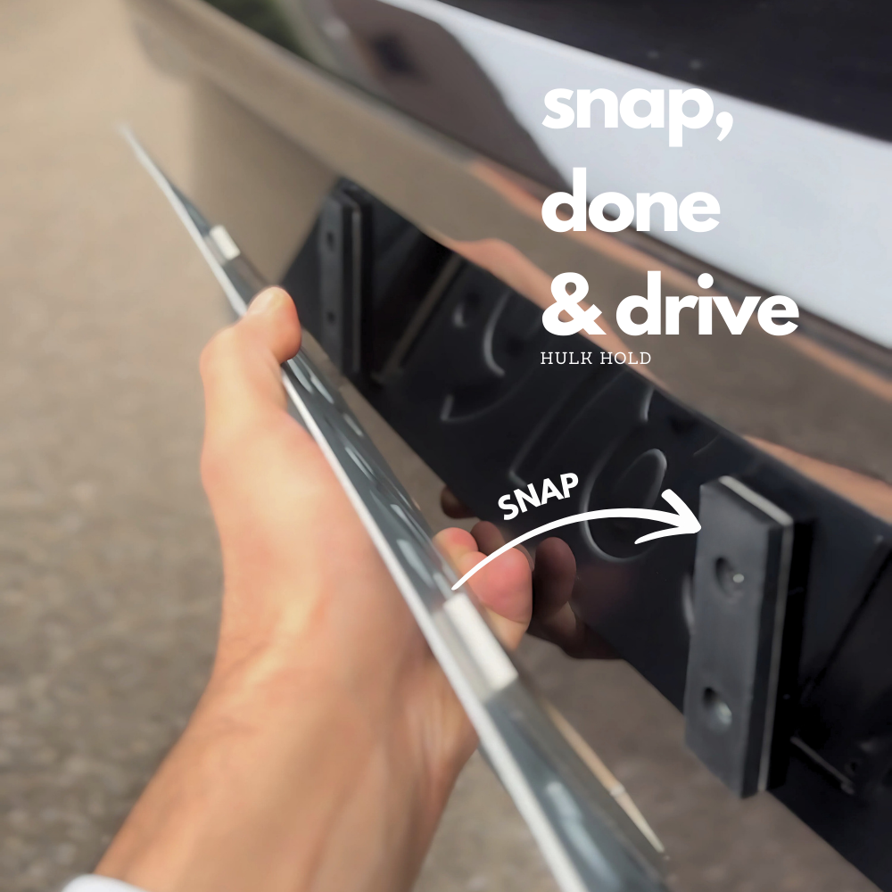 Magnet Kennzeichenhalter Set für die Ausstattung eines Fahrzeugs für Lang und Hochformat